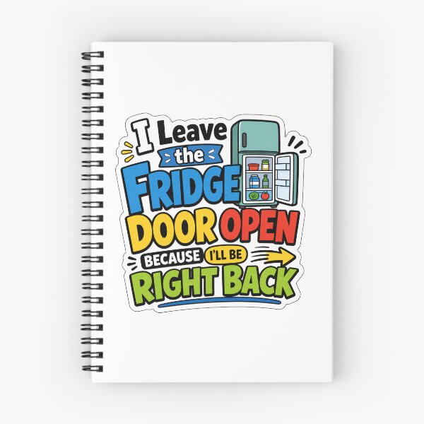 Item preview, Fridge Door Open Marriage and Roommate Humor designed and sold by RedCircleArt.