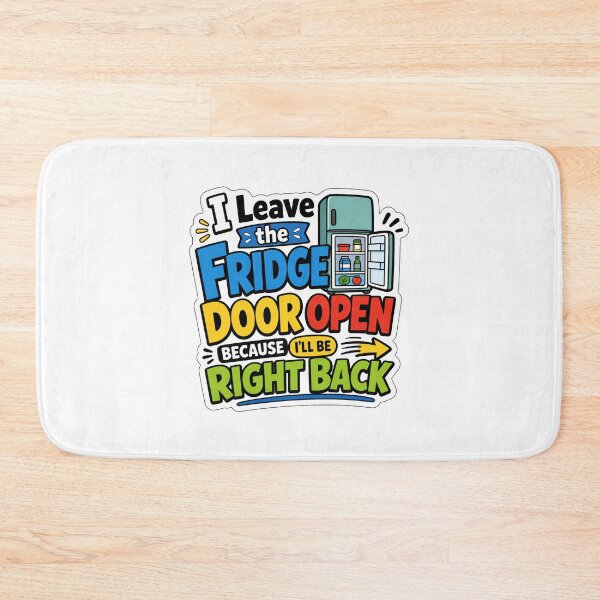 Item preview, Fridge Door Open Marriage and Roommate Humor designed and sold by RedCircleArt.