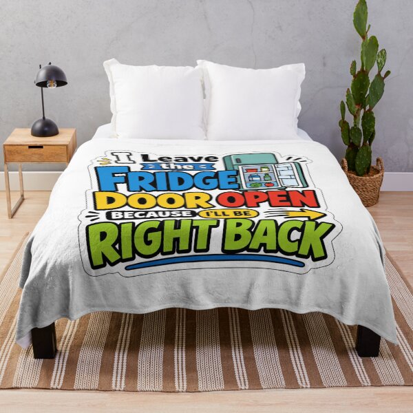 Item preview, Fridge Door Open Marriage and Roommate Humor designed and sold by RedCircleArt.