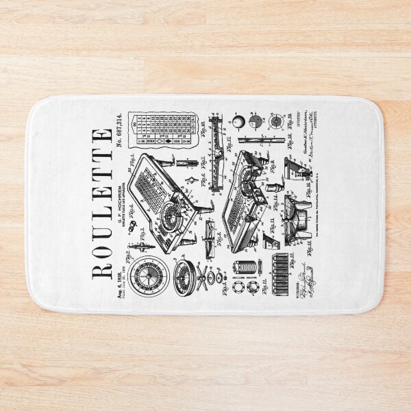 Item preview, Roulette Table Lucky Gambler Casino Gambling Vintage Patent designed and sold by GrandeDuc.