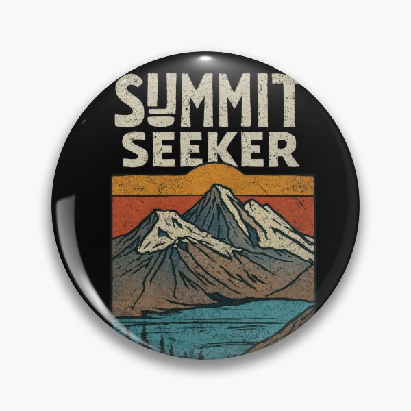 Item preview, Summit Seeker Vintage Mountain Lake Woodblock Art designed and sold by Blurbean.