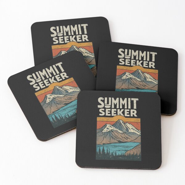 Item preview, Summit Seeker Vintage Mountain Lake Woodblock Art designed and sold by Blurbean.