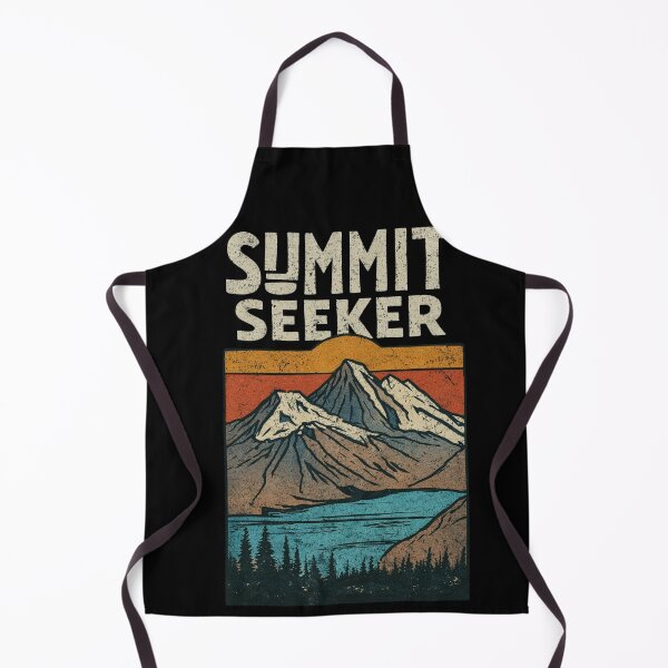 Item preview, Summit Seeker Vintage Mountain Lake Woodblock Art designed and sold by Blurbean.
