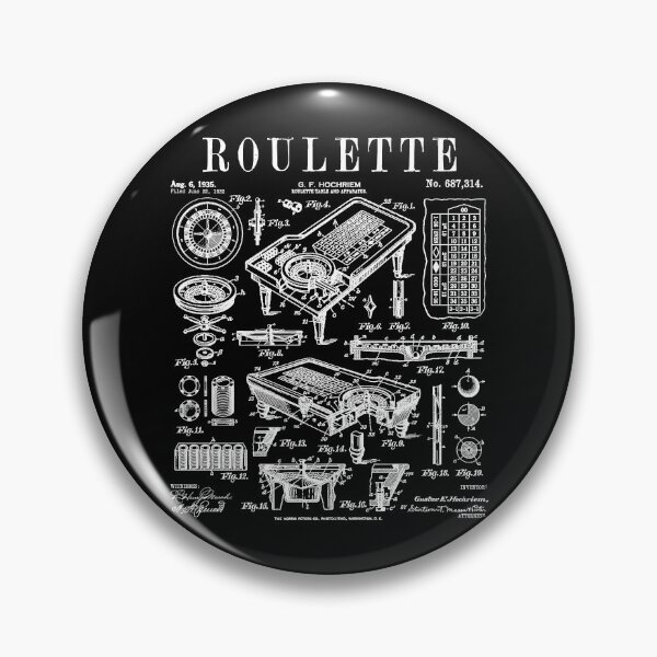 Item preview, Roulette Table Lucky Gambler Casino Gambling Vintage Patent designed and sold by GrandeDuc.
