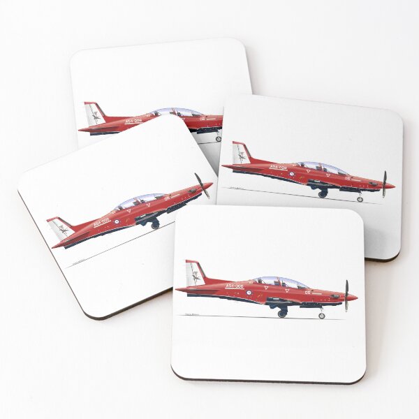 Item preview, PILATUS PC-21 A54-006 RAAF 2019 designed and sold by Grubby Fingers Aircraft Illustration.
