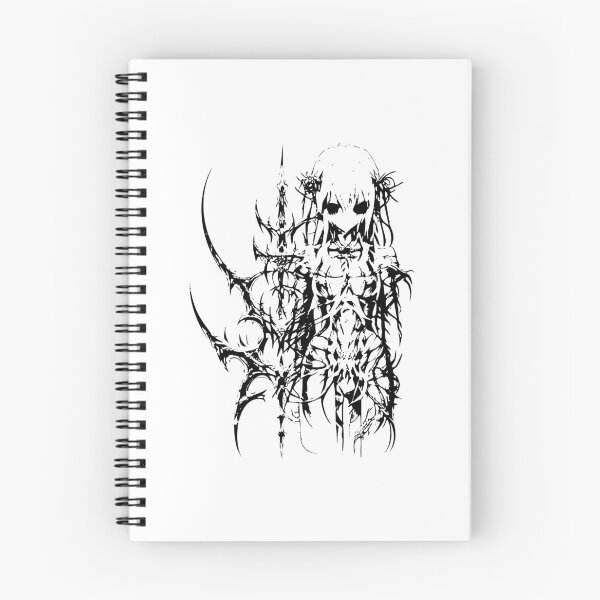 Item preview, Cyber Sigilism Anime Girl – Y2K Gothic Abstract designed and sold by Dem0r.