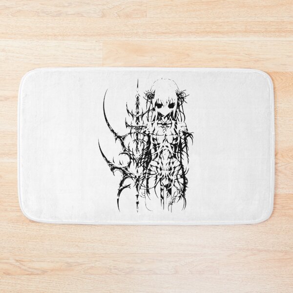 Item preview, Cyber Sigilism Anime Girl – Y2K Gothic Abstract designed and sold by Dem0r.