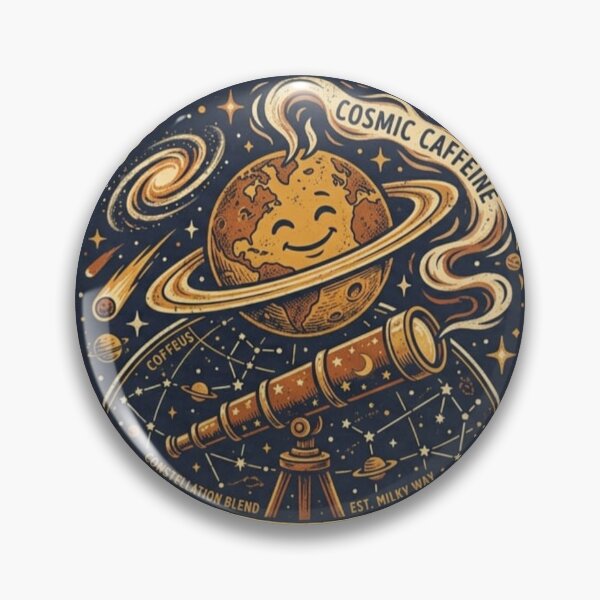 Item preview, The Cosmic Bean Observatory Cosmic Caffeine Fueling The Galaxy designed and sold by MaciejGraphics.