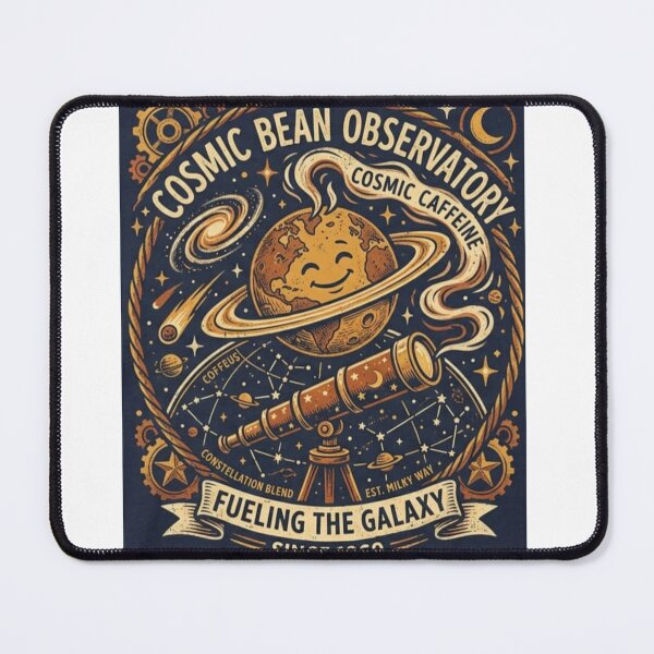 Item preview, The Cosmic Bean Observatory Cosmic Caffeine Fueling The Galaxy designed and sold by MaciejGraphics.