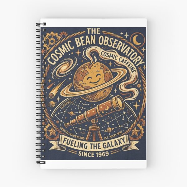 Item preview, The Cosmic Bean Observatory Cosmic Caffeine Fueling The Galaxy designed and sold by MaciejGraphics.