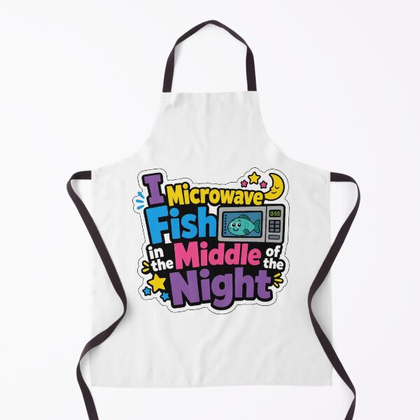 Item preview, Microwave Fish Marriage and Roommate Humor designed and sold by RedCircleArt.