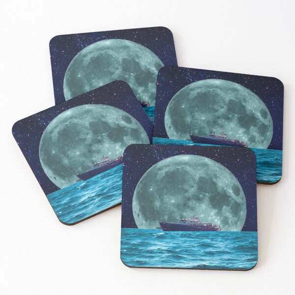 Item preview, Moonlit Ocean Voyage designed and sold by berwies-artwork.
