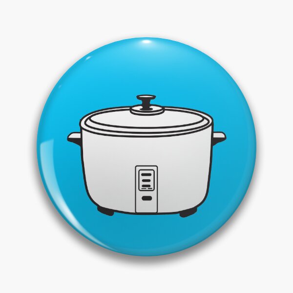 Item preview, Retro Rice Cooker - Blue designed and sold by Artistic Philip in Penang.