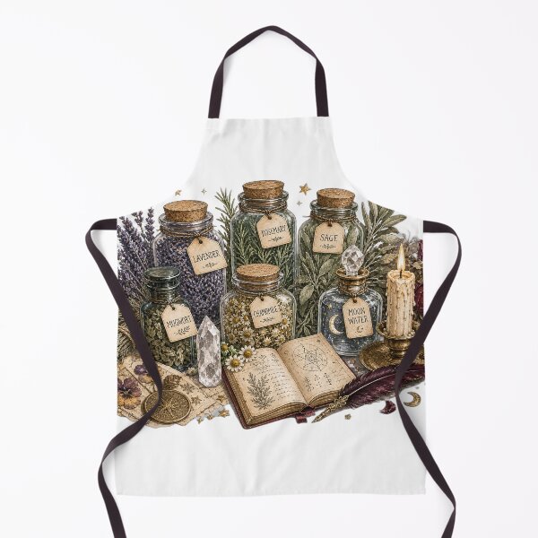 Item preview, Vintage Witchy Apothecary Herbs Spell Book designed and sold by EDAE.