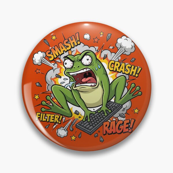 Item preview, Keyboard Smash Frog Gaming Humor Design designed and sold by ChaosNest.