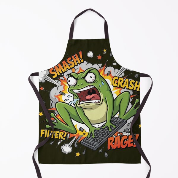 Item preview, Keyboard Smash Frog Gaming Humor Design designed and sold by ChaosNest.