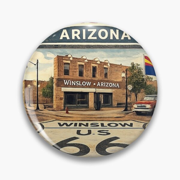 Item preview, Winslow City Arizona Emblem designed and sold by yunamaliskova.