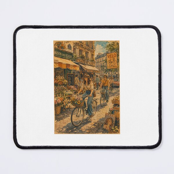 Item preview, "Parisian Pedals: A Golden Afternoon on Rue Cler" designed and sold by Billion-design.