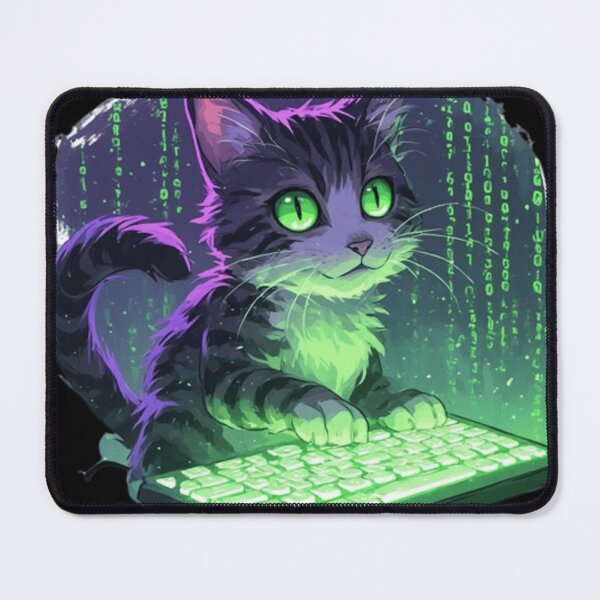 Item preview, Hacker Cat designed and sold by Witty Moon.