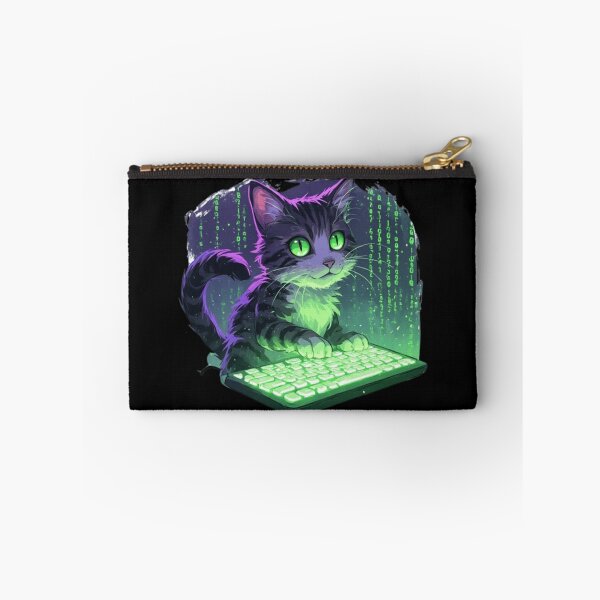 Item preview, Hacker Cat designed and sold by Witty Moon.