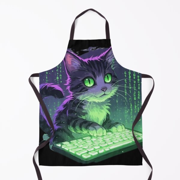 Item preview, Hacker Cat designed and sold by Witty Moon.