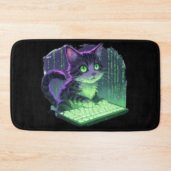 Item preview, Hacker Cat designed and sold by Witty Moon.