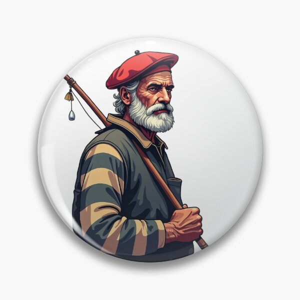 Item preview, Arrantzale Basque Fisherman Vintage — Basque Country Design designed and sold by DONOSTIADESIGN.