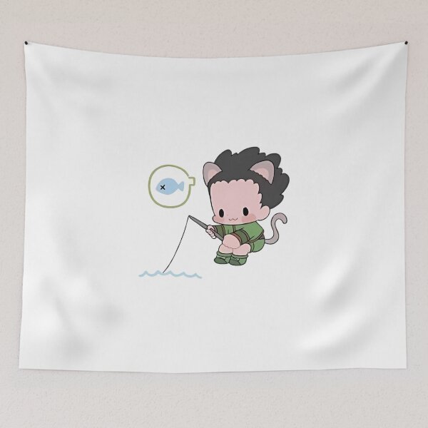 Item preview, Gon Freecss Cat Onesy Fishing Chibi designed and sold by LesageSecond.