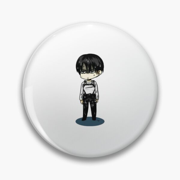Item preview, Levi Ackerman Stoic Cleaner Chibi designed and sold by LesageSecond.