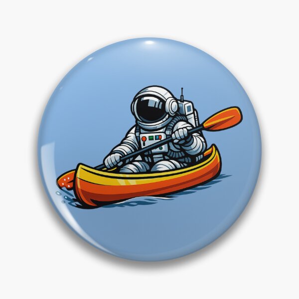 Item preview, Canoeing Astronaut designed and sold by BROHLine Studio.