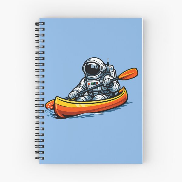 Item preview, Canoeing Astronaut designed and sold by BROHLine Studio.