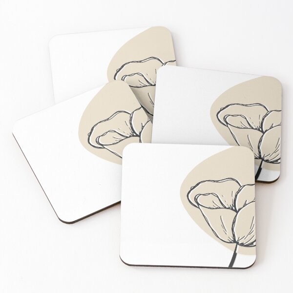 Item preview, Minimal Floral Line Art – Neutral Aesthetic designed and sold by Barelythere2324.