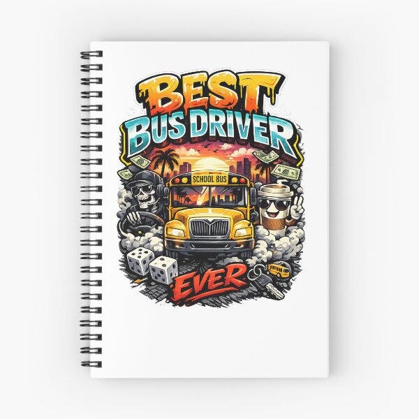Item preview, Best Bus Driver Ever – Funny School Bus Driver Gift, Appreciation Tee, Retirement Gift Idea designed and sold by KittyPawMeow.