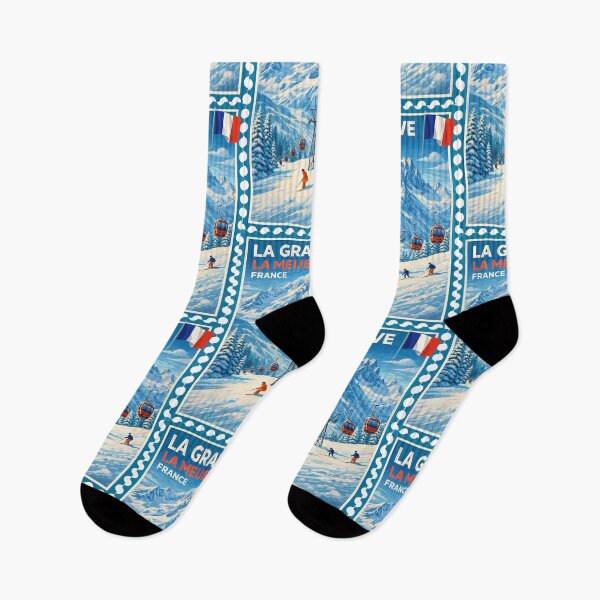 Item preview, La Grave La Meije France Ski Resort Skiing Souvenir designed and sold by yunamaliskova.