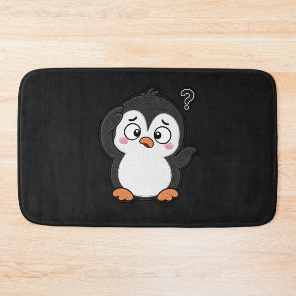 Item preview, Confused Penguin Embroidery Patch | Cute Kawaii Penguin Design designed and sold by ColorSplash123.