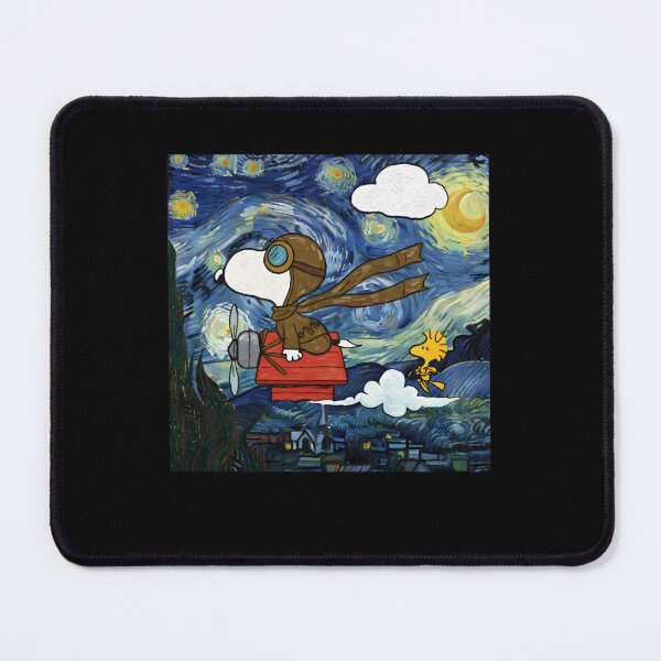 Item preview, Snoopy and Woodstock Flying Adventure Starry Night M556 designed and sold by GYaso.