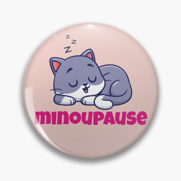 Item preview, Minoupause – Sleeping Cat Humor Menopause Funny Gift for Women designed and sold by WordPlayStudio.