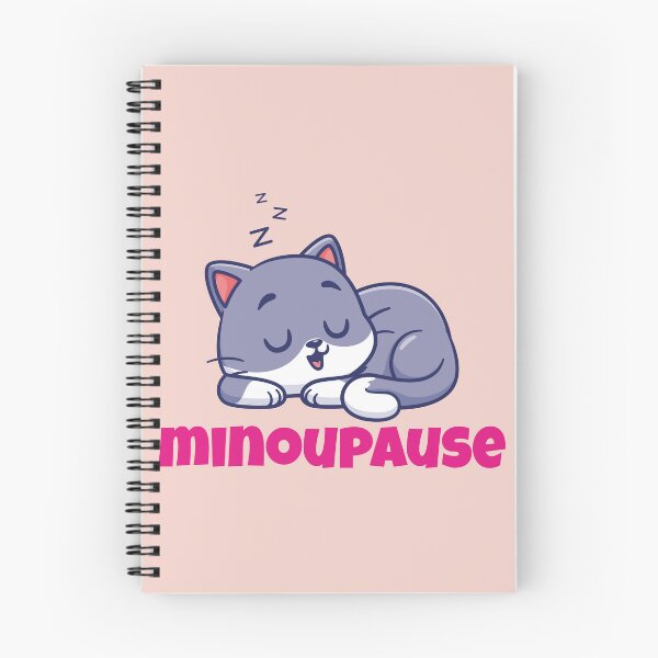 Item preview, Minoupause – Sleeping Cat Humor Menopause Funny Gift for Women designed and sold by WordPlayStudio.
