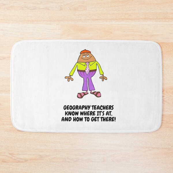 Item preview, A celebration of geography teachers designed and sold by LagoonandBeans.