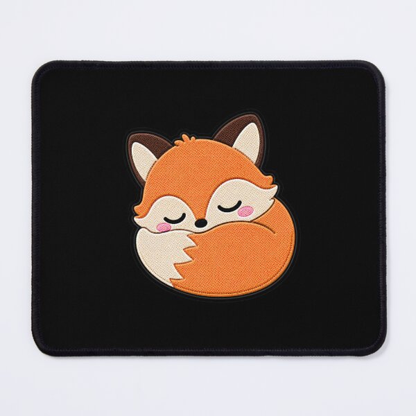 Item preview, Sleepy Fox Embroidery Patch | Cute Kawaii Fox Design designed and sold by ColorSplash123.