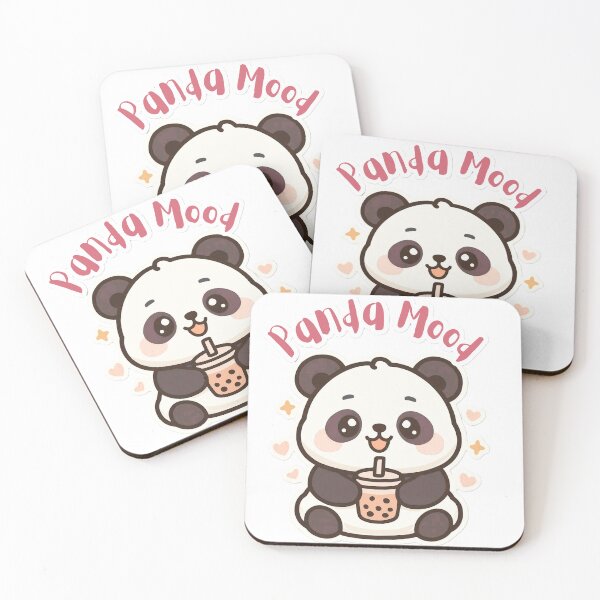 Item preview, Cute hawaii panda sticker design designed and sold by SoftAuraStudi0.