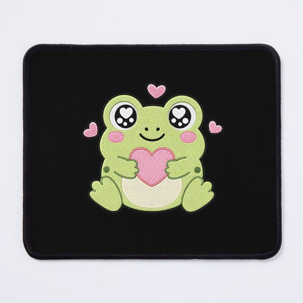 Item preview, Love Frog Embroidery Patch | Cute Kawaii Frog Design designed and sold by ColorSplash123.