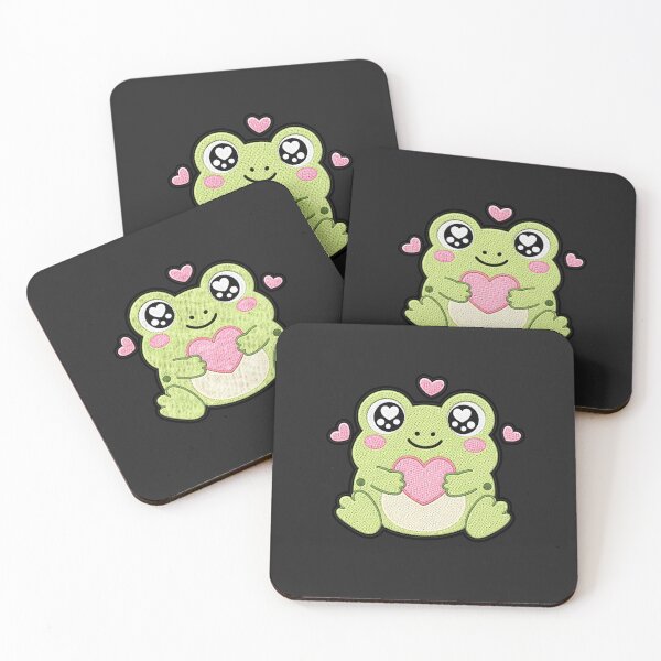 Item preview, Love Frog Embroidery Patch | Cute Kawaii Frog Design designed and sold by ColorSplash123.