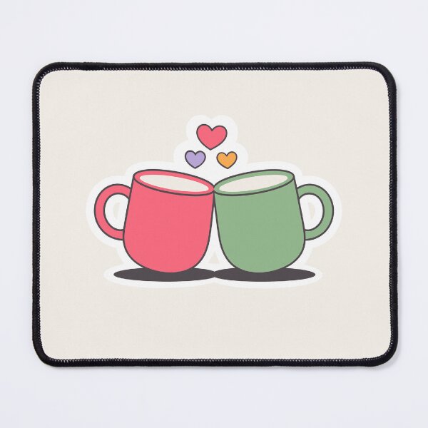 Item preview, Queer Couple Mug Set Illustration designed and sold by TrendMorphic.