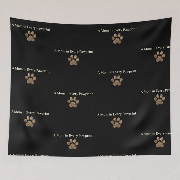 Item preview, A Mom in Every Pawprint Pet Lover Graphic Tee designed and sold by artlife4.