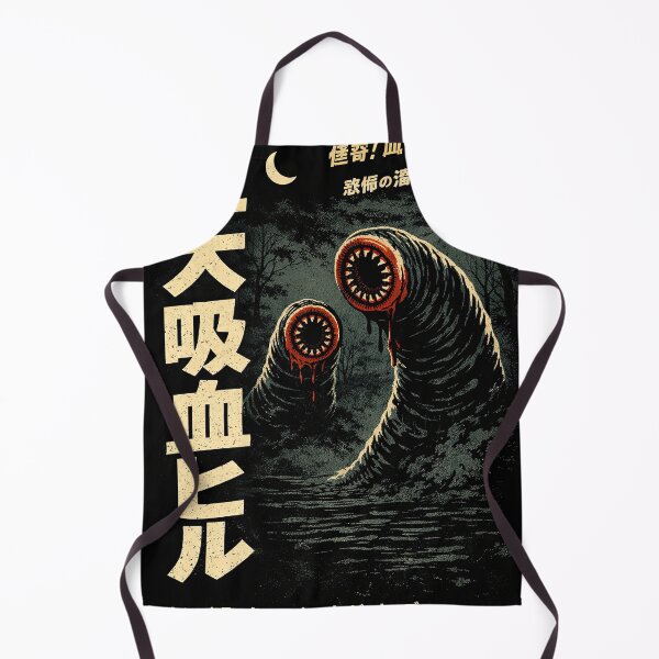 Item preview, Attack Giant Leeches 1959 Japanese Poster designed and sold by Retr0Tshirts.
