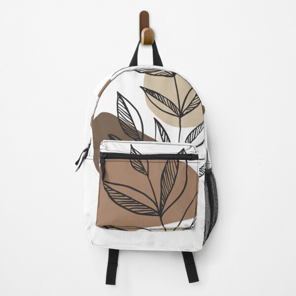 Item preview, Modern Botanical Abstract – Neutral Leaf Art designed and sold by Barelythere2324.