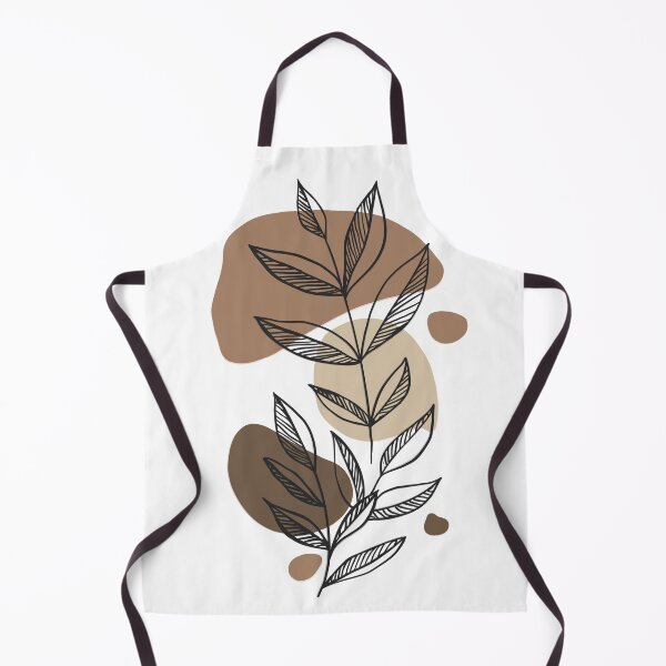 Item preview, Modern Botanical Abstract – Neutral Leaf Art designed and sold by Barelythere2324.