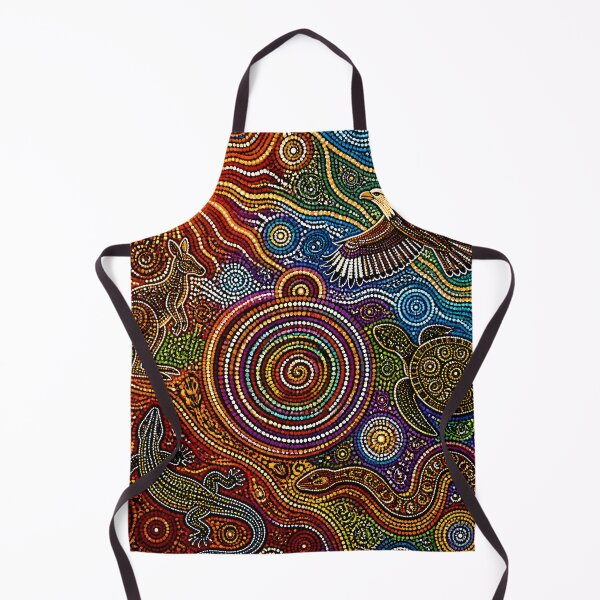 Item preview, Aboriginal Inspired Dot Art - Australian Fauna Vibrant Pattern designed and sold by GrinGalore.