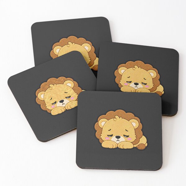 Item preview, Sleepy Lion Embroidery Patch | Cute Kawaii Lion Design designed and sold by ColorSplash123.
